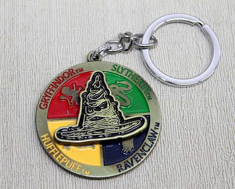 Metal Dönen Harry Potter Seçmen Şapka Anahtarlık
