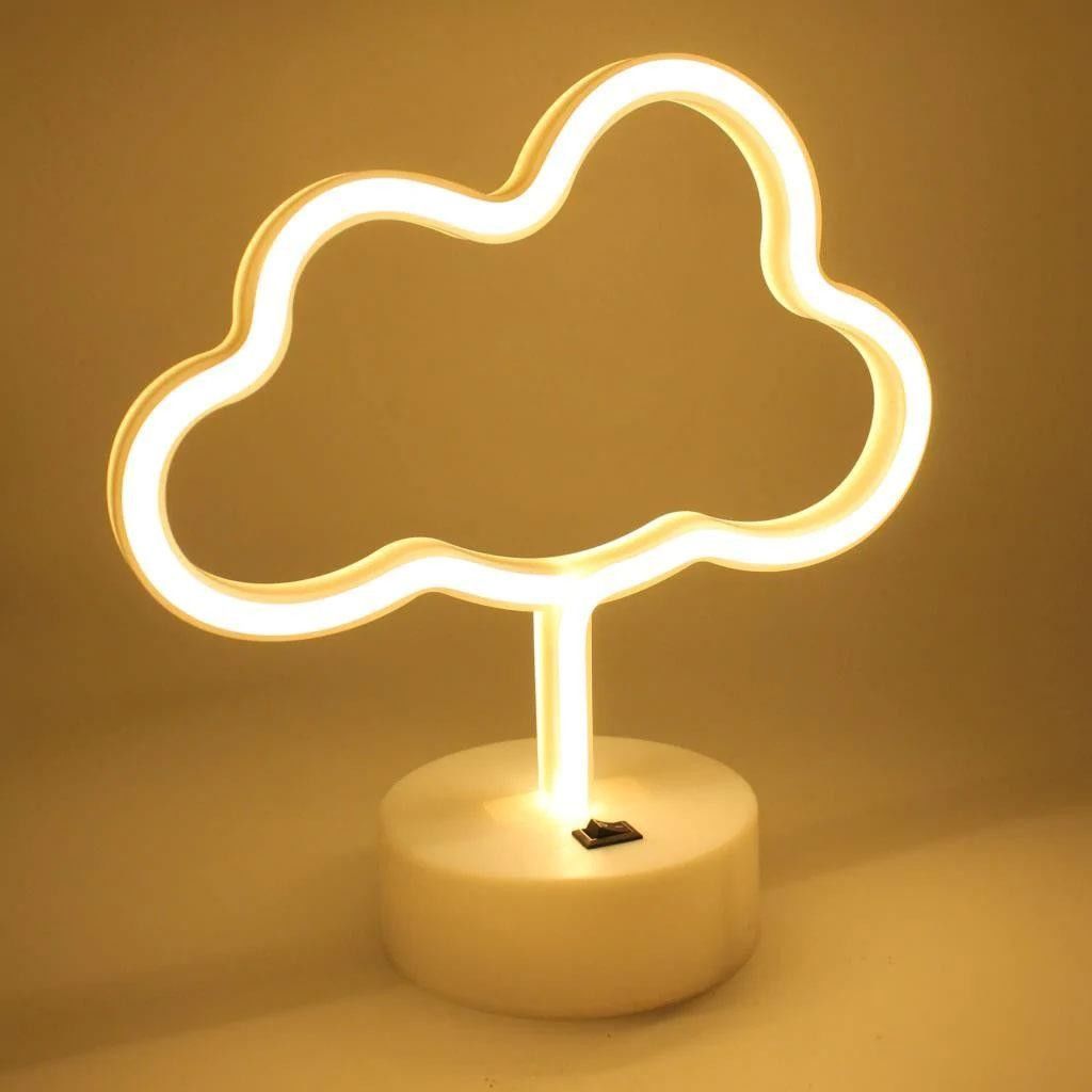 Dekoratif Bulut Neo Led Gece Lambası