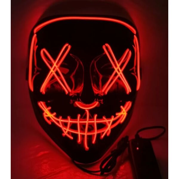 LED Işıklı Turuncu Maske