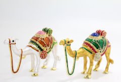Swarovski Taşlı Tekli Deve Figürü Model 4