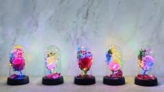 Işıklı Müzikli Romantik Büyük Gül