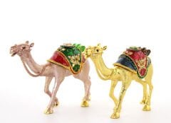 Swarovski Taşlı Tekli Deve Figürü Model 6