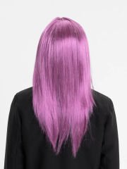 Rose Pembe Düz Kesim Peruk