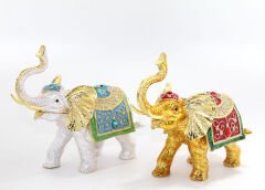 Swarovski Taşlı Tekli Fil Figürü Model 5