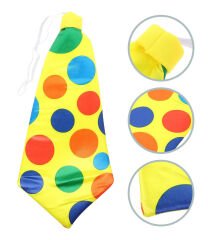 Palyaço Kravatı Lastikli Geniş Kesim