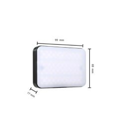 Clip-Fill Taşınabilir Mini RGB Led Selfie Işığı