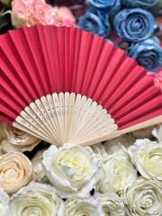 Ahşap Kağıt Yelpaze