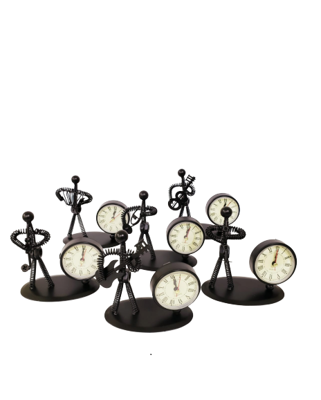 Metal Adam Masaüstü Saat