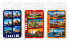 İstanbul Temalı Ahşap Buzdolapı Süsü Magnet Alk5824