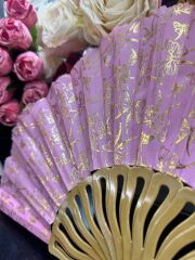 Plastik Desenli Yelpaze