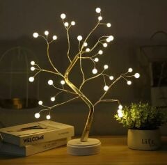 Gün Işıklı Top Ağaç Pilli Ve Usb Girişli