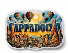 Kapadokya Temalı Silikon Buzdolabı Magneti Model 1