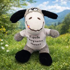 Eşek Tepsin Seni Tişörtlü Oyuncak Eşek