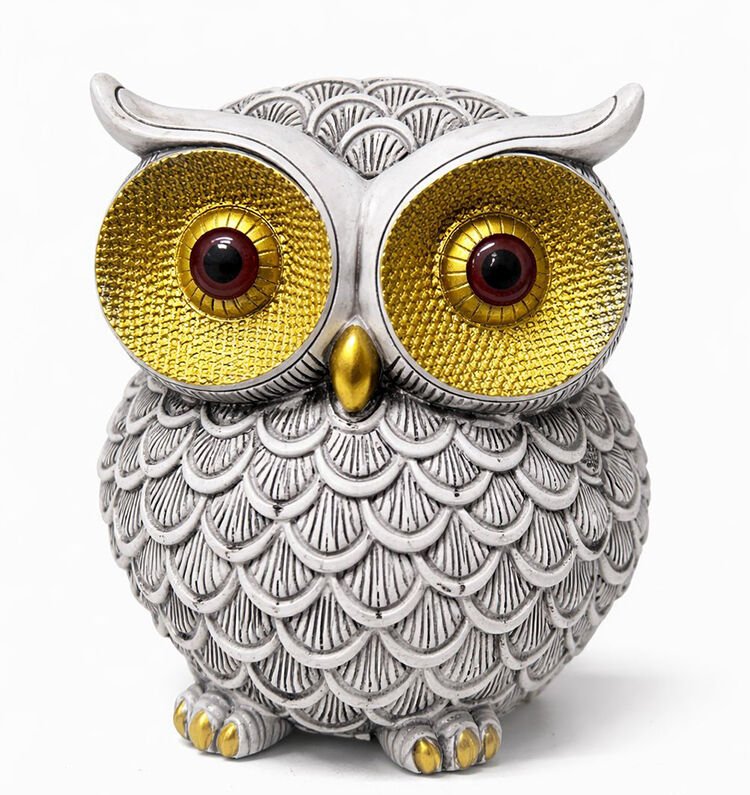 20x15 cm Polyester Baykuş Figürü