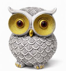 20x15 cm Polyester Baykuş Figürü