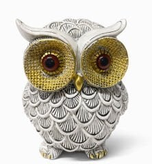 14x10 cm Polyester Baykuş Figürü