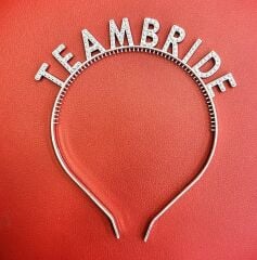 Gümüş Renk Team Bride Taç – Gelin ve Nedime Tacı