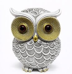 10x7 cm Polyester Baykuş Figürü