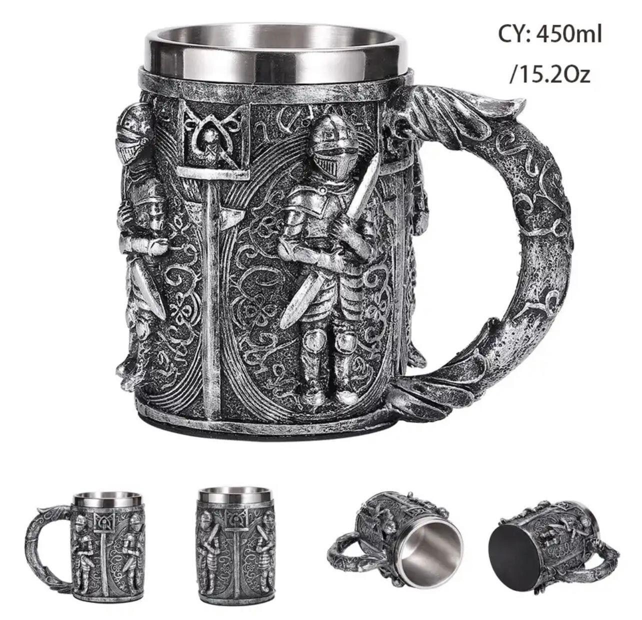 3D Çelik Kupa 450ml