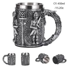 3D Çelik Kupa 450ml