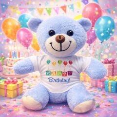Doğum Günü Mesajlı Sevimli Ayıcık
