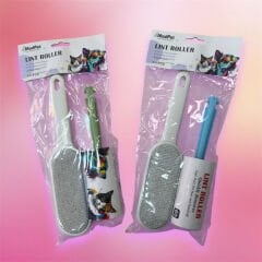 Evcil Hayvan Tüy Toplama Seti - 60 Yaprak Rulo ve Manyetik Tüy Toplama Aparatı