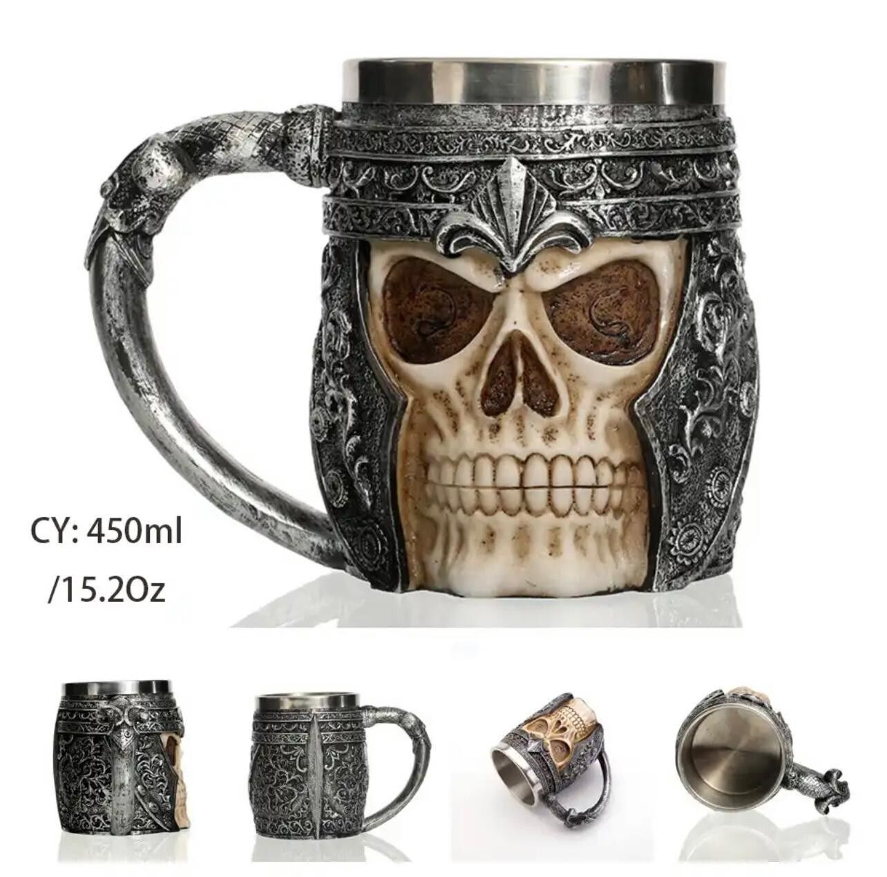 3D Çelik Kupa 450ml