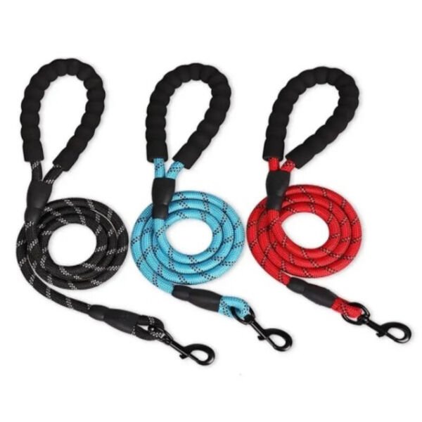 Evcil Hayvan Reflektörlü Fitil Gezdirme Tasması 12 mm x 120 cm