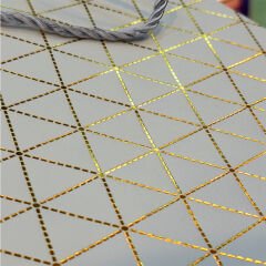 Beyaz Desenli Küçük Boy Hediye Çantası