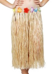 Hawaii Tarzı Hula Eteği – 60 cm Hasır Natural Etek