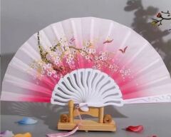 Plastik Desenli Yelpaze