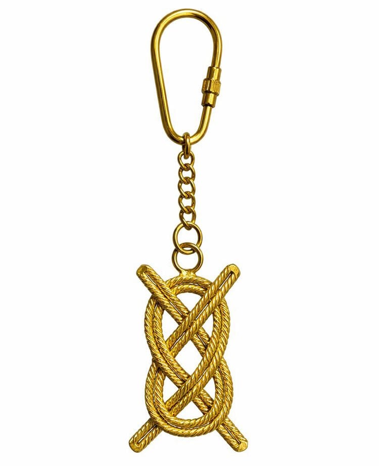 Pirinç Gemi Düğümü Tasarımlı Anahtarlık