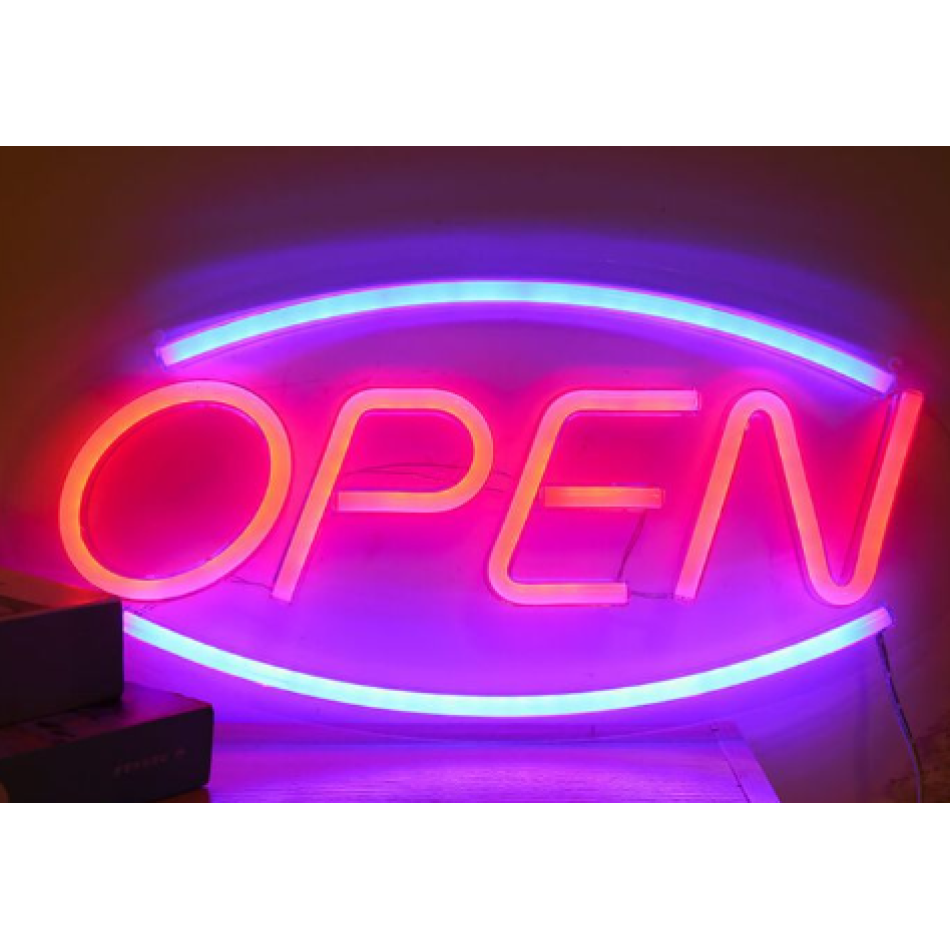 OPEN Tasarımlı Neon Led