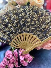 Plastik Desenli Yelpaze