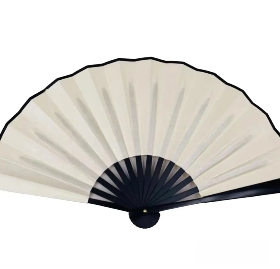 Yelpaze Saten Kraft Krem