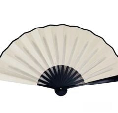 Yelpaze Saten Kraft Krem