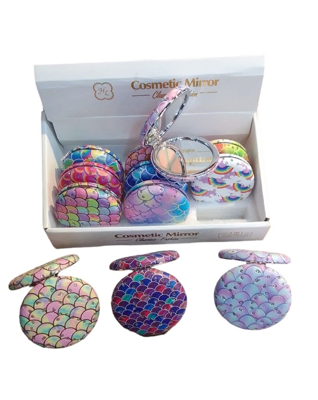 Yuvarlak Makyaj Aynası 12 Adet