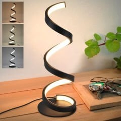 Kıvrımlı Spiral Gece Lambası
