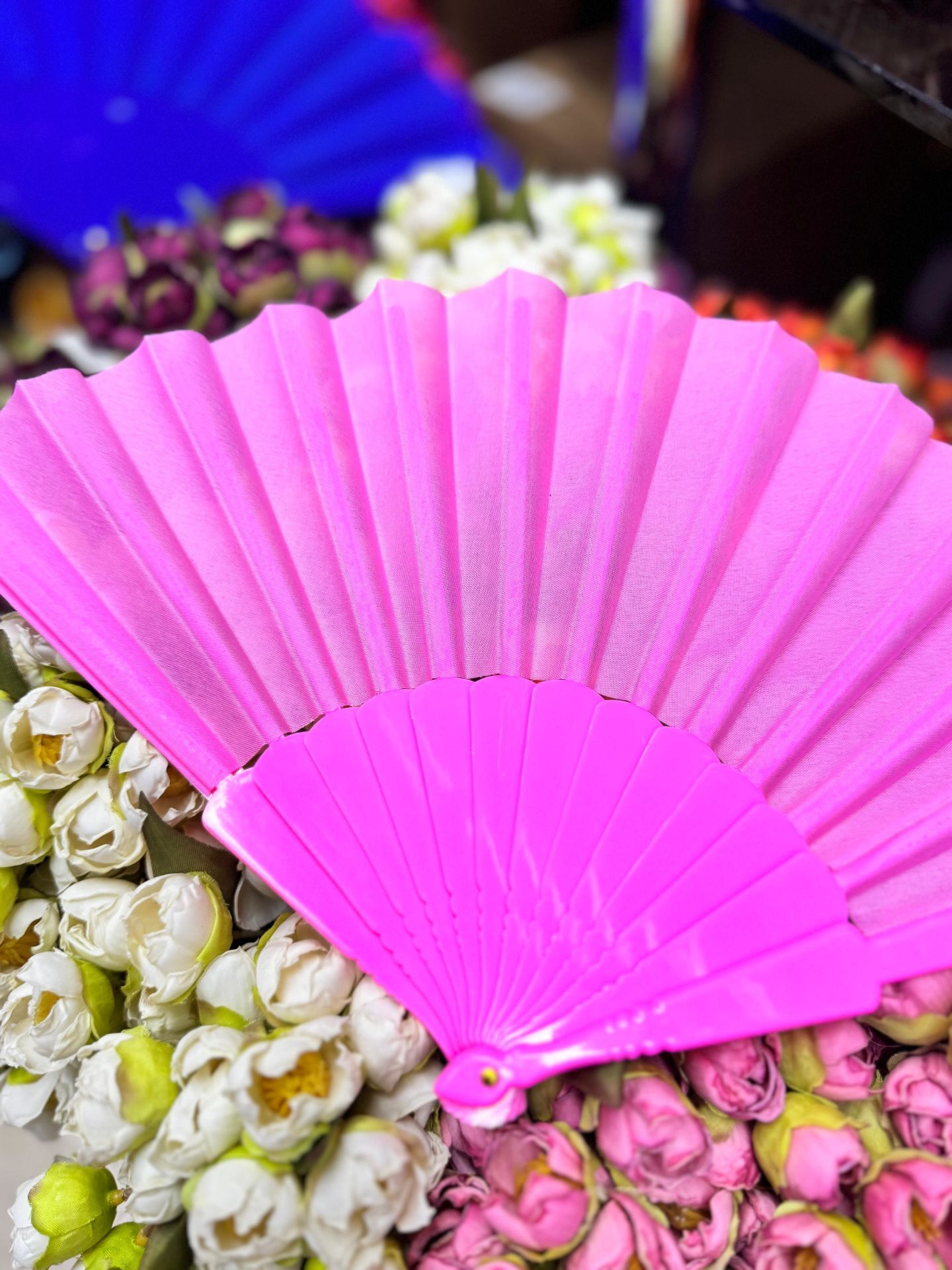 Plastik Yelpaze Pembe