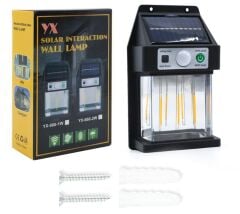 Güneş Enerjili Hareket Sensörlü Duvar Lambası