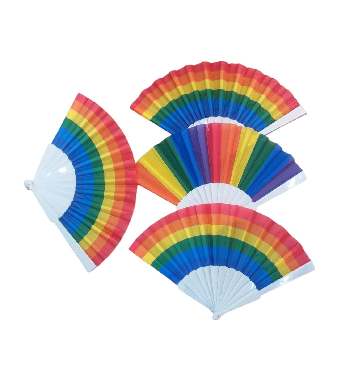 Yelpaze Rengarenk 12 Adet