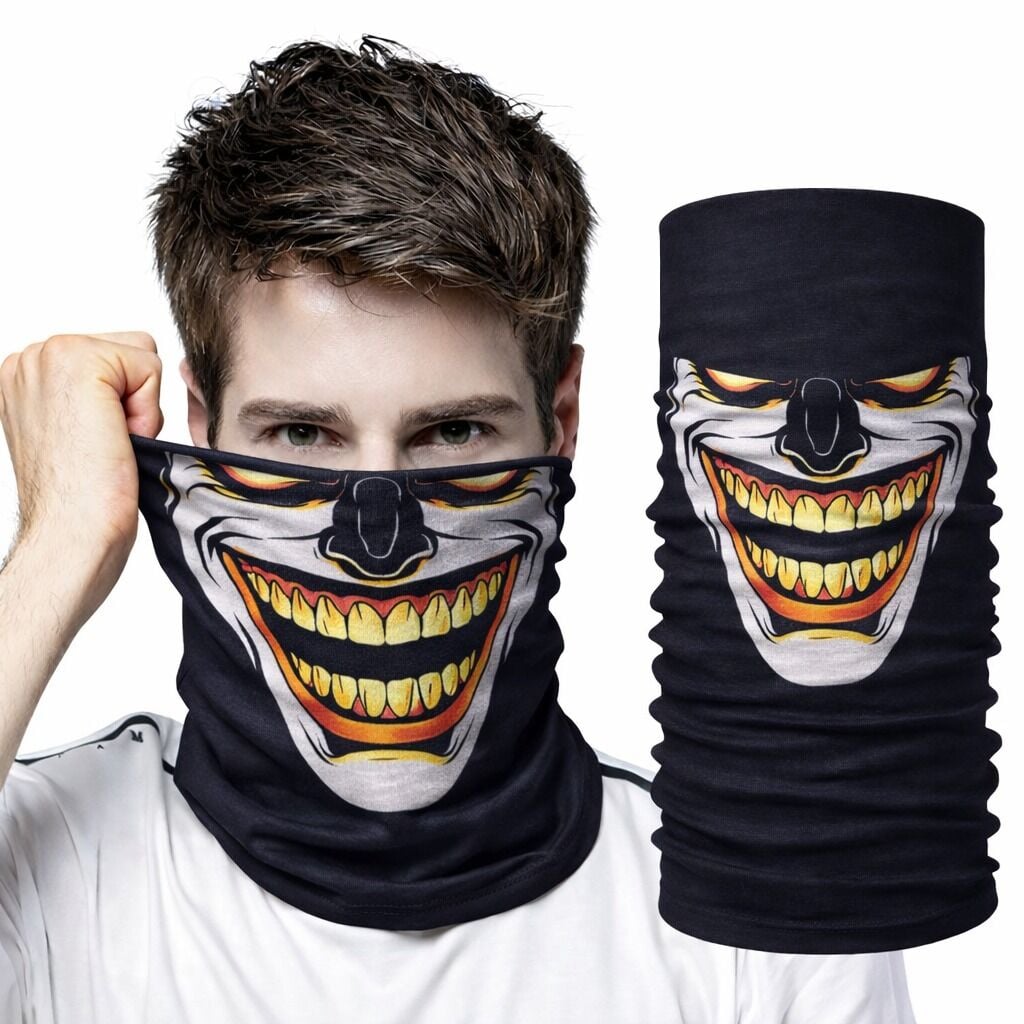 Joker Gülüşlü Baf Maske – Çok Amaçlı Boyunluk Bandana 3 No