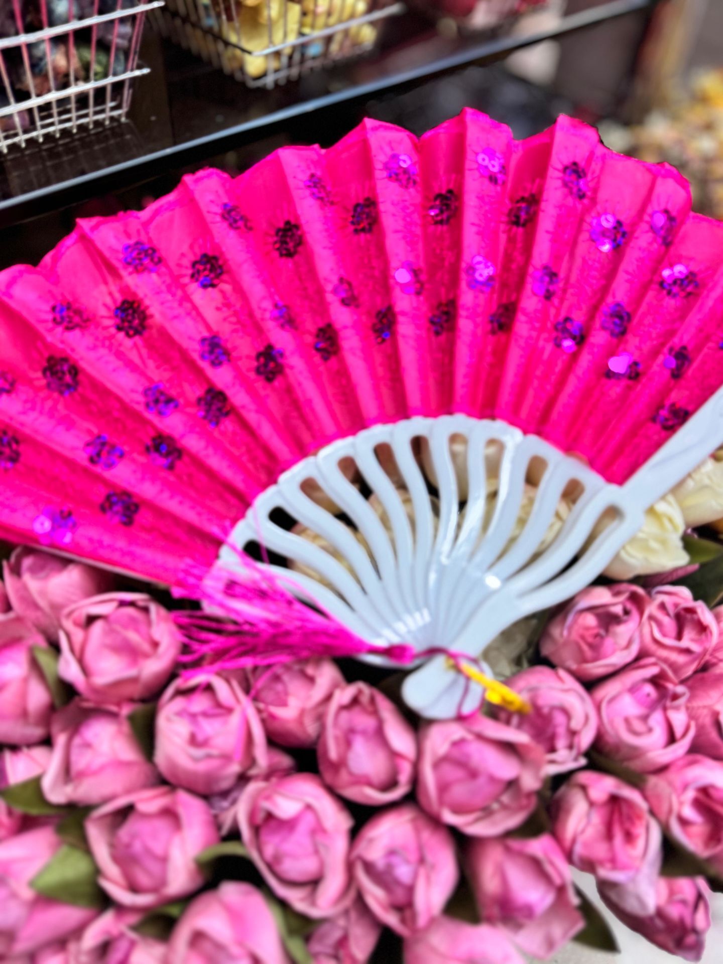 Plastik Pullu Yelpaze