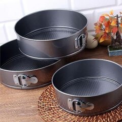 3'lü Kelepçeli Kek Kalıbı Seti