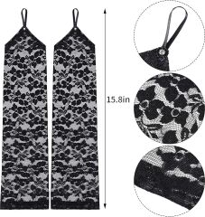 Parmak Askılı Zarif Dantel Eldiven