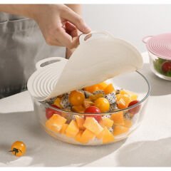 3'lü Vakumlu Silikon Kapak Seti