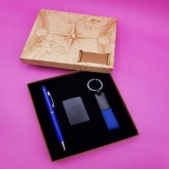 Toptan Tükenmez Kalem Çakmak Anahtarlık Seti