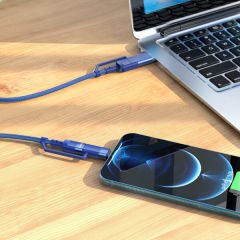 Lightning 4'ü 1 arada Type C 20W Hızlı Şarj Kablosu