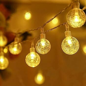 USB Kablolu Dekoratif Gün Işığı Top Led Lamba 3 Metre