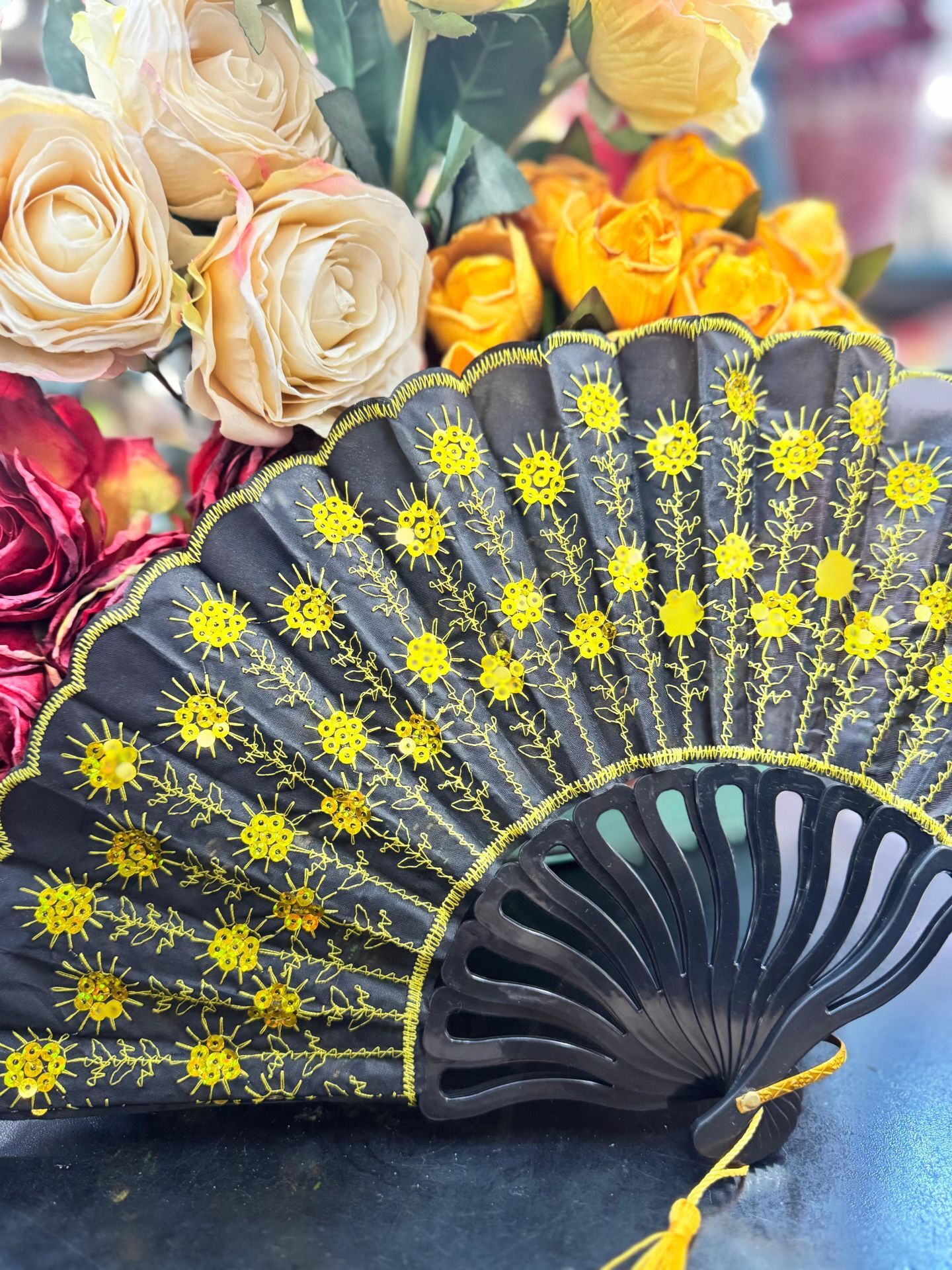 Plastik Pullu Yelpaze